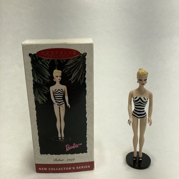 Hallmark Keepsake 1994 Christmas Ornament Barbie Debut 1959 No. 1 sz 4.5 in NIB - Picture 5 of 6